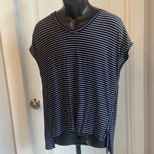 LOFT Small Stripe Short Sleeve Tee